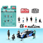 AMERICAN DIORAMA 1/64 Figures Liberty Walk LB Nation AD-2422MJ