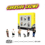 PREORDER AMERICAN DIORAMA 1/64 Figure set - Curbside Crowd (Paper Box) AD-2429 (Approx. Release Date : Q4 2025 subject to manufacturer's final decision)