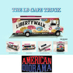 PREORDER AMERICAN DIORAMA 1/64 Food Truck series – LB Café AD-70103 (Approx. Release Date : Q4 2025 subject to manufacturer's final decision)