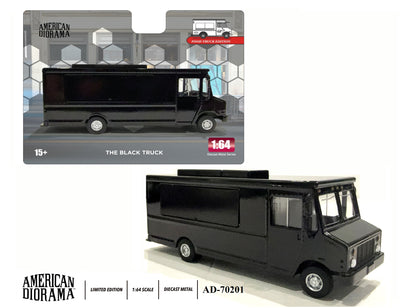 AMERICAN DIORAMA 1/64 Food Truck series – The Black Truck AD-70201