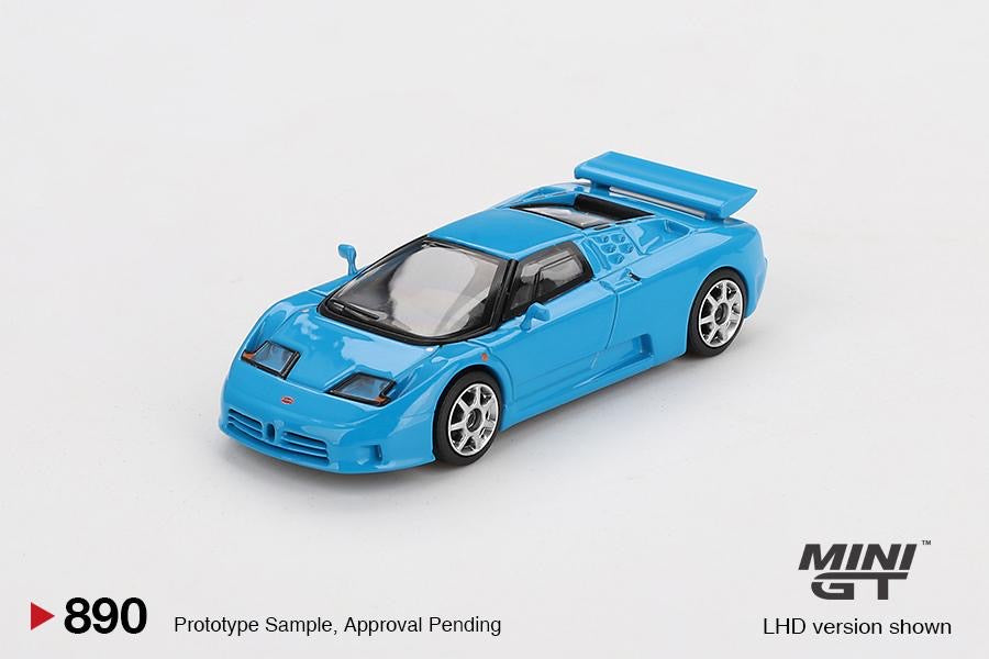MINI GT 1/64 Bugatti EB110 Super Sport  Blu  Bugatti MGT00890-BL