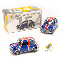 PREORDER TINY 微影 1/50 TINY CITY 154 Mini Cooper Union Jack (RHD) ATC64544 (Approx. Release Date : Q2 2025 subject to the manufacturer's final decision)