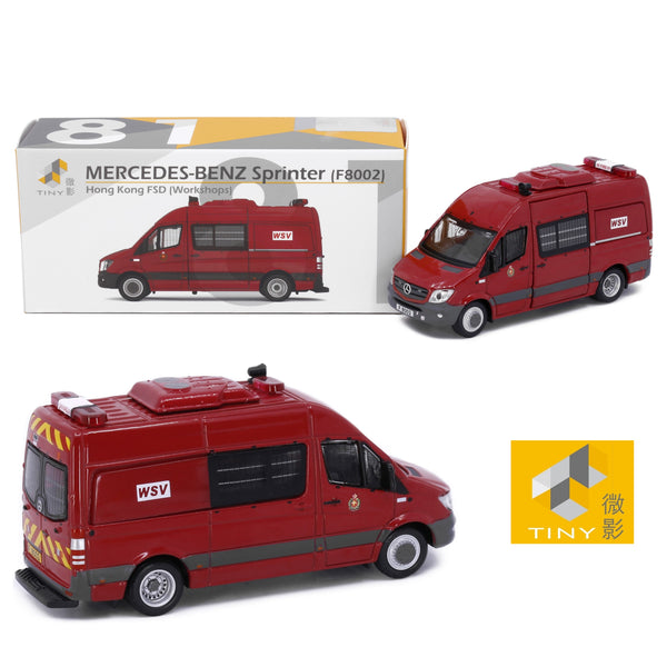 TINY 微影 81 MERCEDES-BENZ Sprinter FL HKFSD WSV (F8002)