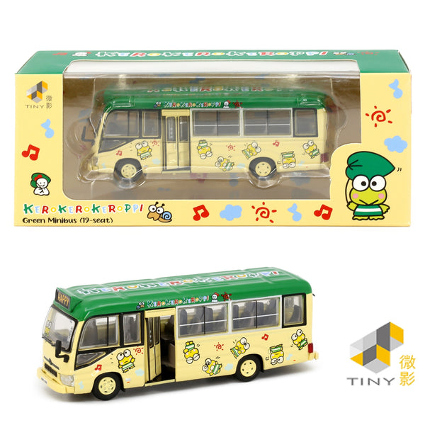 TINY 微影 Kerokerokeroppi Van Green Mini Bus (19-seats)