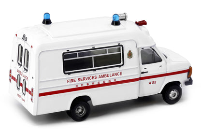 TINY 微影 19 1980's HKFSD Ambulance (A88) [Museum Version]