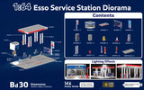 PREORDER Tiny City 1/64 ESSO Petrol Diorama Bd30 (ATS64047) (Approx. Release Date : Q4 2025 subject to the manufacturer's final decision)