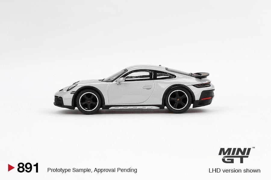 MINI GT 1/64 Porsche 911 Dakar Ice Gray Metallic  MGT00891-BL