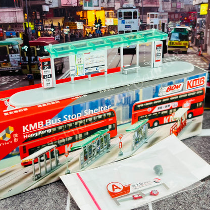 TINY 微影 1/110 KMB Bus Stop Shelter (Wong Tai Sin interchange 黃大仙轉車站)