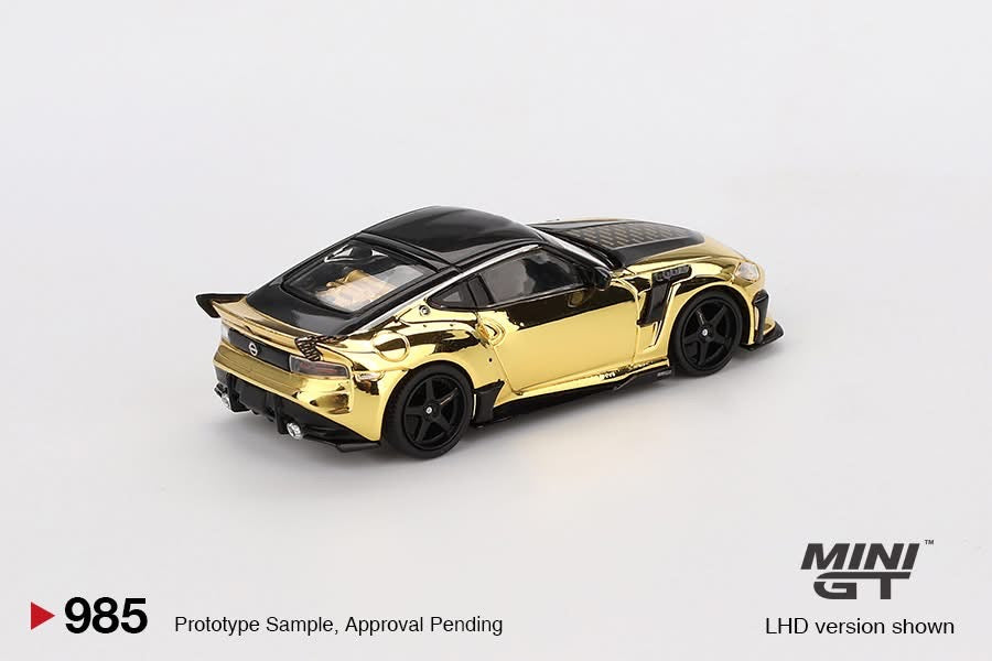 MINI GT 1/64 Nissan Z VeilSide FFZ400 – Gold Chrome MGT00985-BL