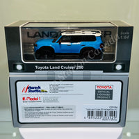 MODEL 1 1/64 Toyota Land Cruiser 250 Heritage Blue LHD C33154