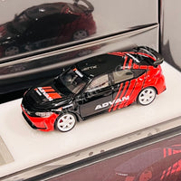 MOTORHELIX 64SENIOR 1/64 Customized Honda Civic Type R FL5 Advan Livery HEC 2025 Exclusive Model M65323