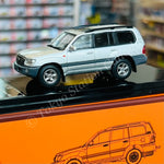 GCD 1/64 Toyota Land Cruiser LC100 - SILVER KS-023-381