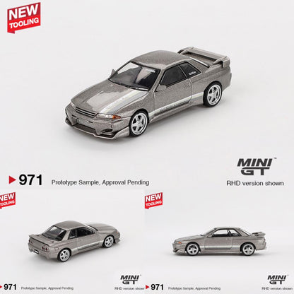 MINI GT 1/64 Nissan Skyline GT-R (R32) Veilside Combat C-I Veilside Combat Grey MGT00971-R (PAPER BOX)