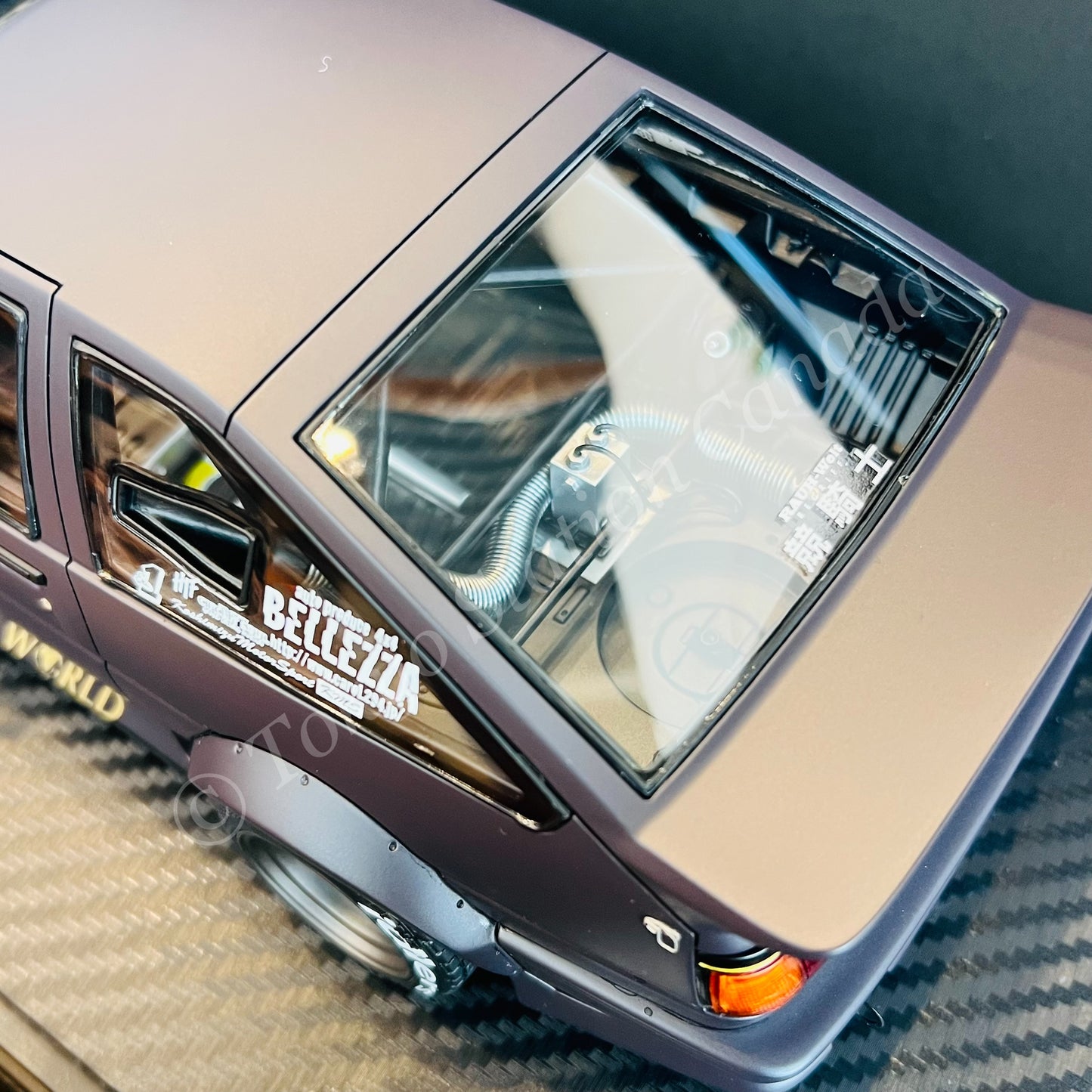 Ignition Model 1/18 RWB AE86 Matte Black IG2606
