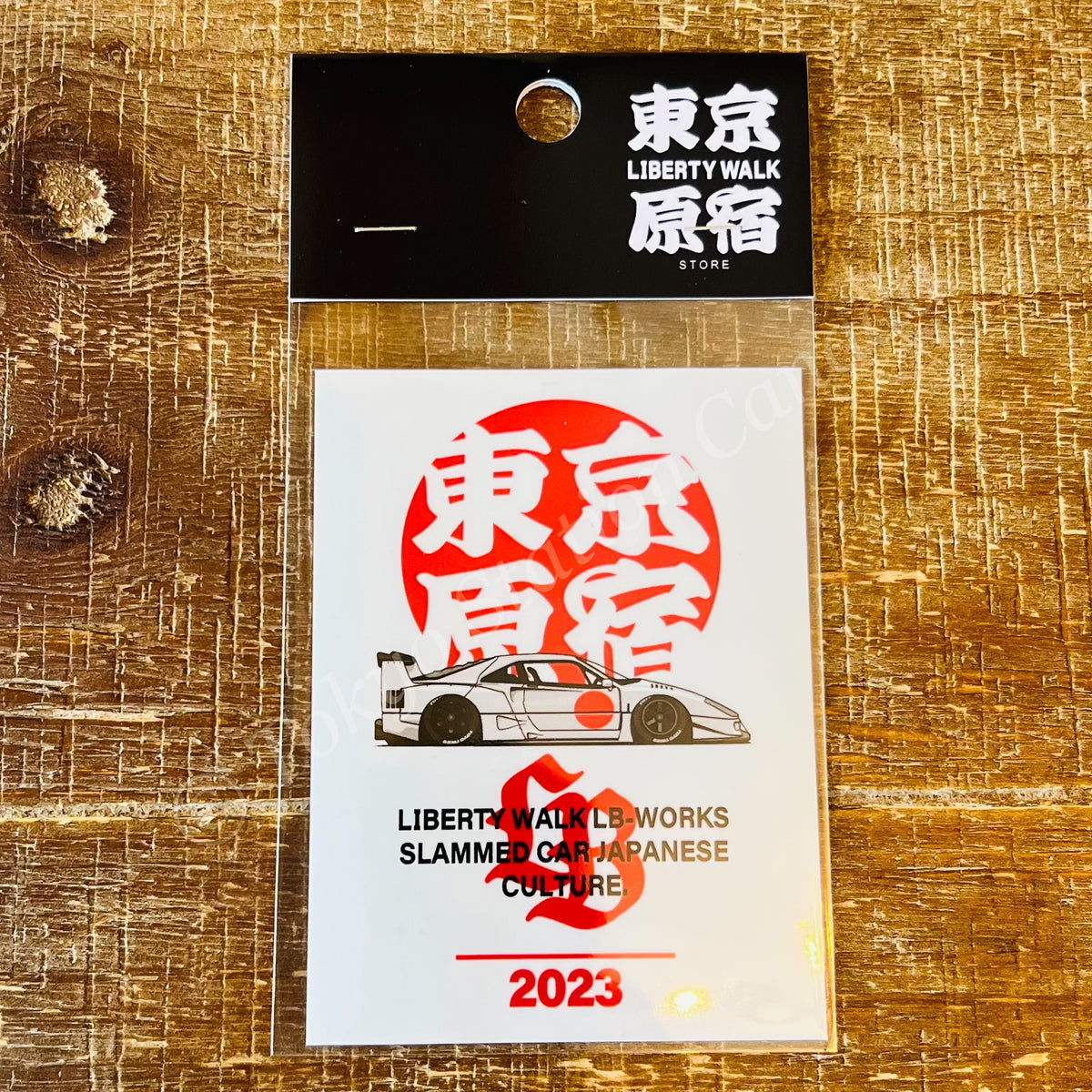 LIBERTY WALK JAPAN F40 Tokyo Harajuku Exclusive Sticker ST161 – Tokyo ...