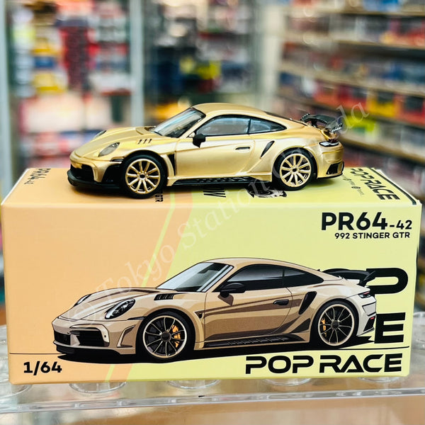 POPRACE 1/64 992 Stinger GTR - Gold PR640042