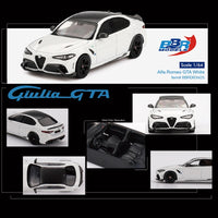 PREORDER BBR 1/64 Alfa Romeo Giulia GTA – White BBRDIE6425 (Approx. Release Date : Q4 2025 subject to manufacturer's final decision)