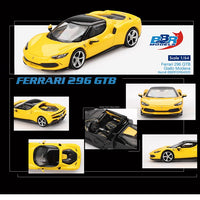 PREORDER BBR 1/64 Ferrari 296 GTB Giallo Modena – Yellow – Limited Edition BBRFER64005 (Approx. Release Date : Q4 2025 subject to manufacturer's final decision)
