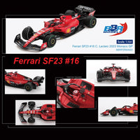 PREORDER BBR 1/64 Ferrari F1 SF23 #16 C. Leclerc 2023 Monaco GP BBRFER64022 (Approx. Release Date : Q4 2025 subject to manufacturer's final decision)