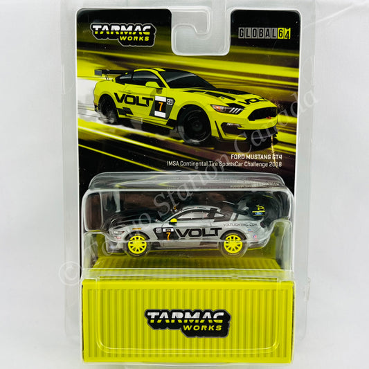 *CHASE CAR* Tarmac Works 1/64 Global64 Ford Mustang GT4 IMSA 2018 T64G-011-IMSA