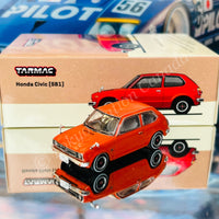 Tarmac Works COLLAB64 1/64 Honda Civic (SB1) Orange JC64-TL006-OR