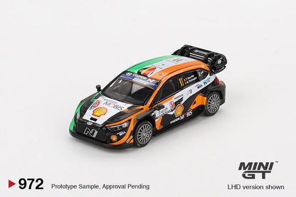 PREORDER MINI GT 1/64 Hyundai i20 N Rally1 #11 2023 Rally Croatia  Power Stage Winner MGT00972-L (Approx. Release Date : Q3 2025 subject to manufacturer's final decision)