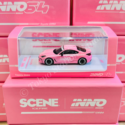 INNO64 1/64 Toyota GR86 "INNO x SCENE" MACAU GRAND PRIX 2024 Pink IN64-GR86-MGP24P