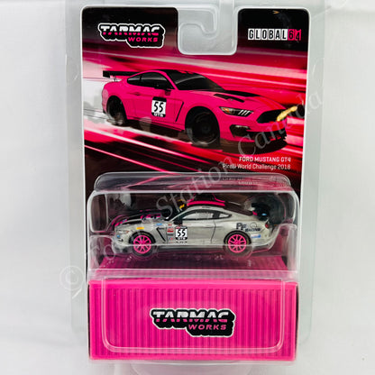 *CHASE CAR* Tarmac Works 1/64 Global64 Ford Mustang GT4 Pirelli World Challenge 2018 T64G-011-PWC