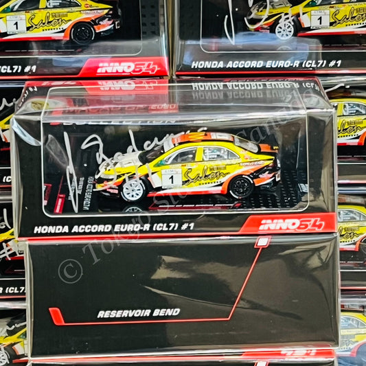 INNO64 MACAU GP 2020 COLLECTION HONDA ACCORD Euro-R (CL7) #1 Macau Grand Prix CTM Cup  2012 J. Badaraco IN64-CL7-MGP20JB  **Autograph from J.Badaraco**