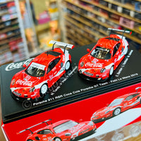 SPARKY x TINY 1/64 PORSCHE 911 RSR 2019 COCA-COLA #911 #912 PETIT LEMANS CAR SET YCOMBO64007