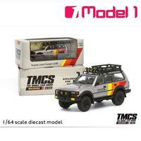 MODEL 1 1/64 Toyota Land Cruiser LC80 Gunmetal Body Finished RHD (TMCS Malaysia 2025 Event Model) C33181