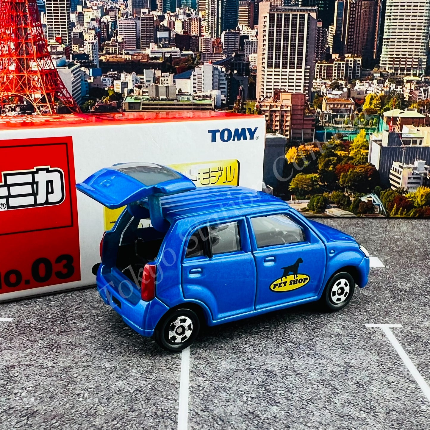 TOMICA EVENT MODEL NO. 03 Suzuki Alto PET SHOP (4904810739371)