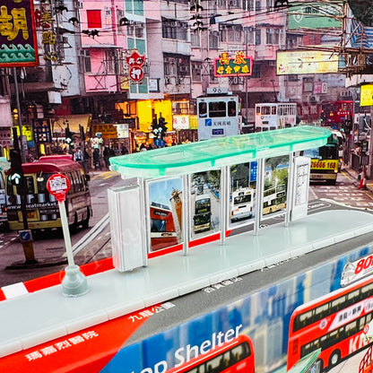 TINY 微影 1/110 KMB Bus Stop Shelter (Millennium City  創紀之城)