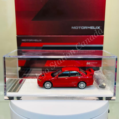 MOTORHELIX 64SENIOR SERIES 1/64 Mitsubishi Lancer Evolution IV Red M64008