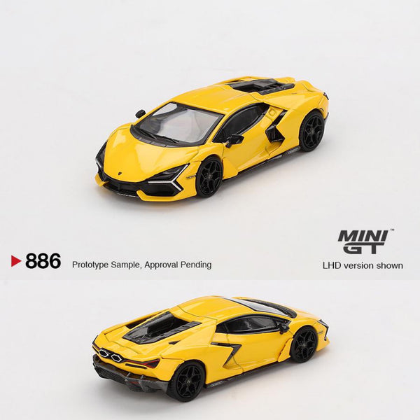 PREORDER MINI GT 1/64 Lamborghini Revuelto Giallo MGT00886-L (Approx. Release Date : Q2 2025 subject to manufacturer's final decision)