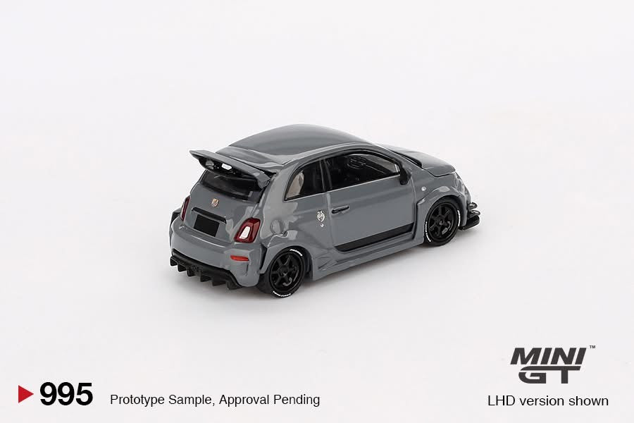 MINI GT 1/64 Abarth 595 LB-WORKS x Abas Works – Grey MGT00995-BL