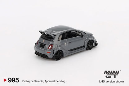 MINI GT 1/64 Abarth 595 LB-WORKS x Abas Works – Grey MGT00995-BL
