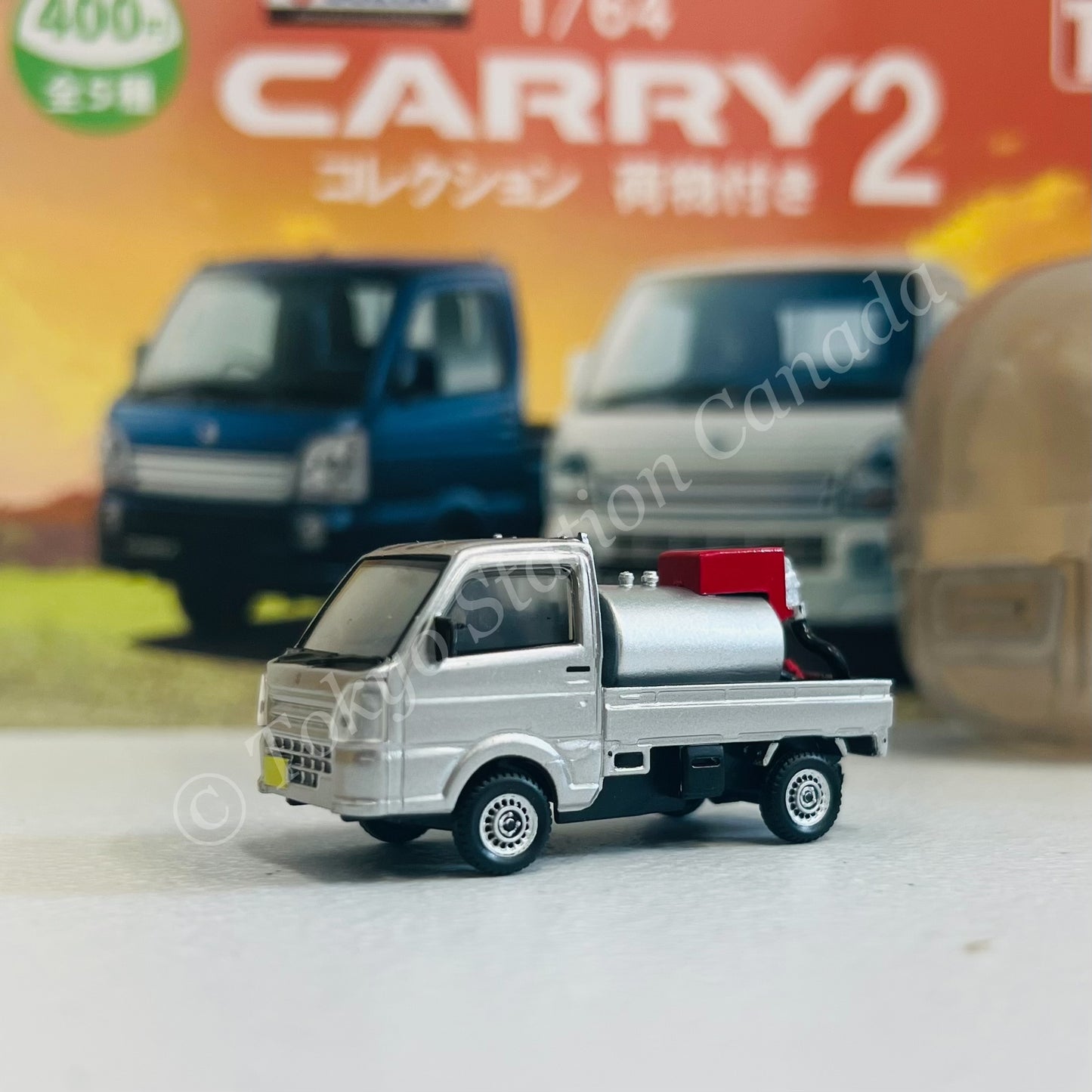TOYS CABIN Capsule 1/64 SUZUKI CARRY 2 - SILVER