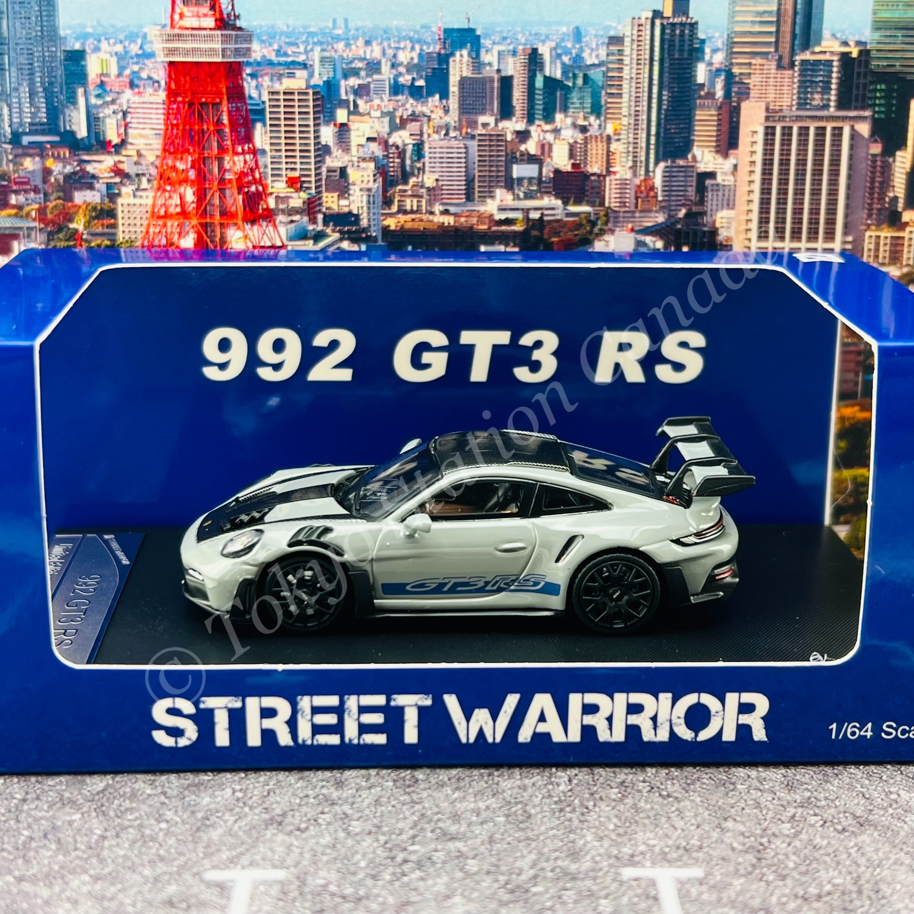 Street Weapon 1/64 992 GT3 RS GREY – Tokyo Station