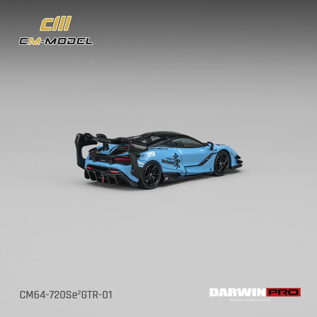 PREORDER CM MODEL 1/64 DarwinPRO 720Se²GTR-01 Unchained Blue CM64-720SeGTR-01 (Approx. Release Date : Q4 2026 subject to manufacturer's final decision)