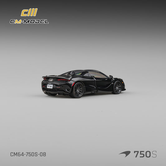 PREORDER CM MODEL 1/64 McLaren 750S Spider Onyx Black CM64-750S-08  (Approx. Release Date : Q4 2026 subject to manufacturer's final decision)