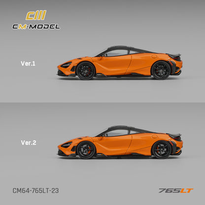 PREORDER CM MODEL 1/64 Mclaren 765LT Papaya orange CM64-765LT-23 (Approx. Release Date : Q4 2026 subject to manufacturer's final decision)