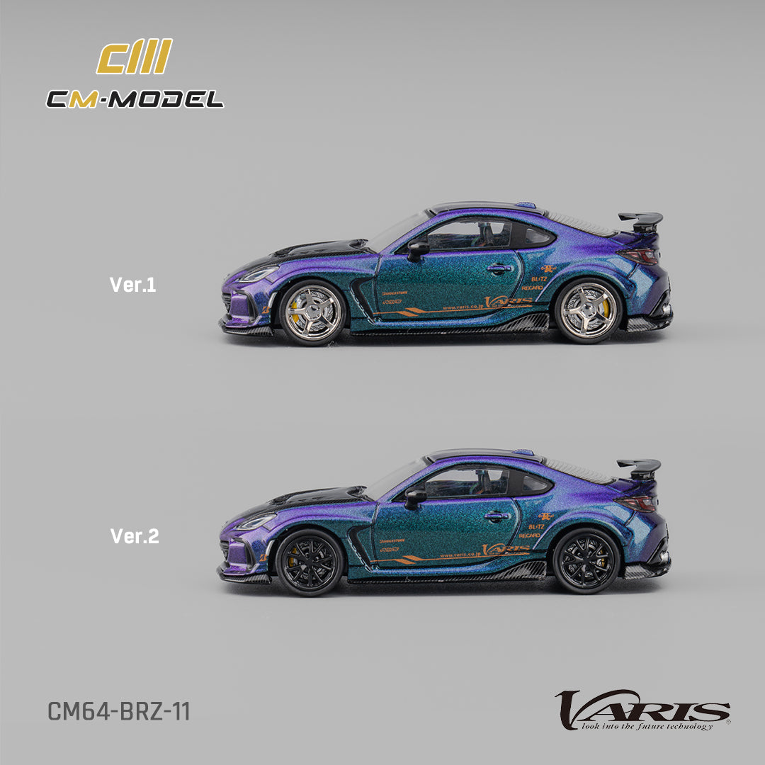PREORDER CM MODEL 1/64 SUBARU BRZ Varis ChromaFlair CM64-BRZ-11 (Approx. Release Date : Q3 2026 subject to manufacturer's final decision)