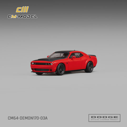 PREORDER CM MODEL 1/64 Dodge Demon170 TorRed  CM64-DEMON170-03A (Approx. Release Date : Q2 2027 subject to manufacturer's final decision)