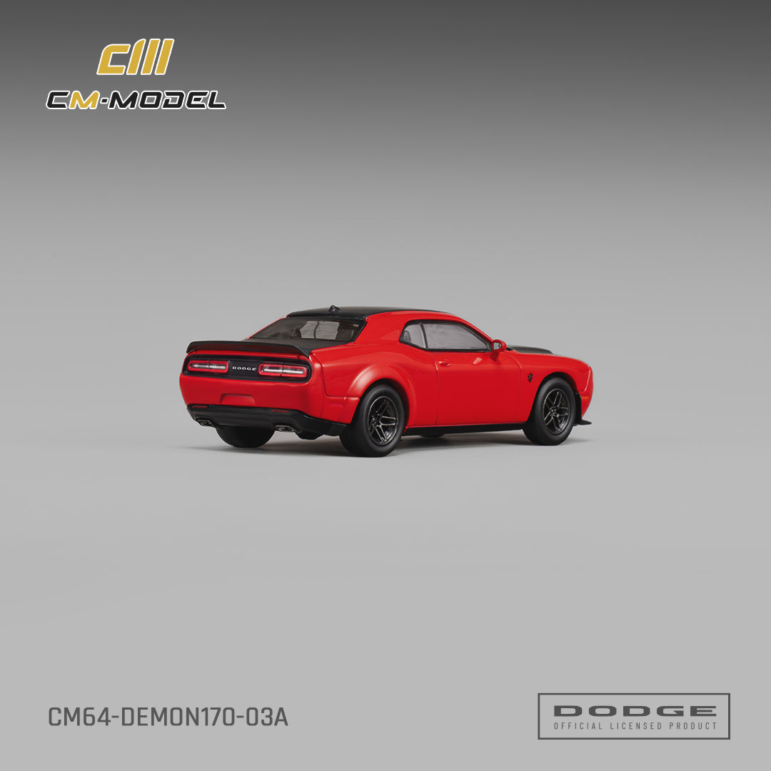PREORDER CM MODEL 1/64 Dodge Demon170 TorRed  CM64-DEMON170-03A (Approx. Release Date : Q2 2027 subject to manufacturer's final decision)