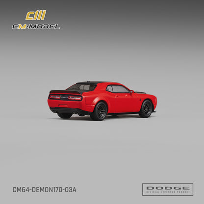 PREORDER CM MODEL 1/64 Dodge Demon170 TorRed  CM64-DEMON170-03A (Approx. Release Date : Q2 2027 subject to manufacturer's final decision)
