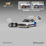 PREORDER CM MODEL 1/64 Pandem M3 E30 Alpine White with M Tri-Stripes CM64-E30-02 (Approx. Release Date : Q3 2026 subject to manufacturer's final decision)