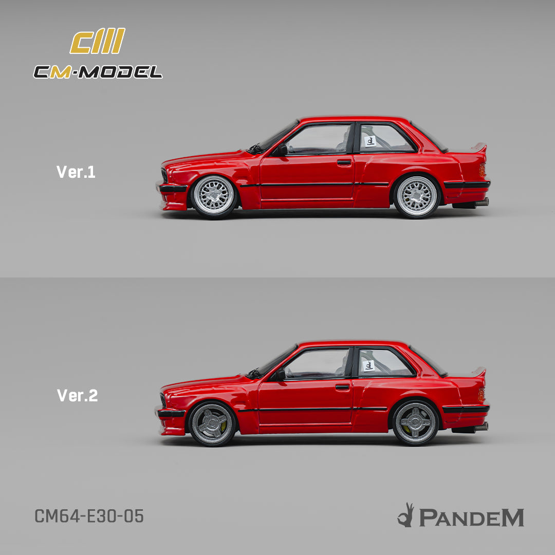 PREORDER CM MODEL 1/64 Pandem M3 E30 Bright Red CM64-E30-05 (Approx. Release Date : Q4 2026 subject to manufacturer's final decision)