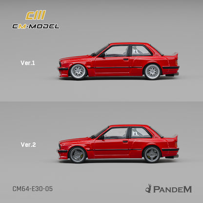 PREORDER CM MODEL 1/64 Pandem M3 E30 Bright Red CM64-E30-05 (Approx. Release Date : Q4 2026 subject to manufacturer's final decision)