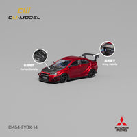 CM MODEL 1/64 Mitsubishi Lancer EvoX Varis Metallic Red CM64-EVOX-14